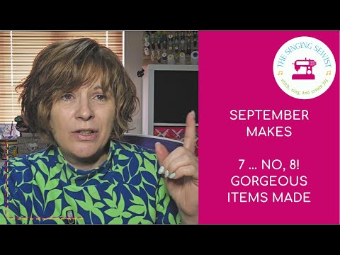 Видео: 7... нет, 8! Изделия ручной работы за сентябрь | Швейные проекты и чат с выкройками