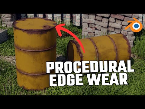 Видео: Как легко создать процедурный износ краев в Blender
