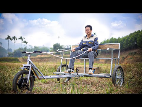 Видео: Фермер создает специальный электромобиль