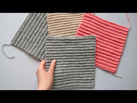 Видео: Вяжем плед мотивами: УЗОРЫ 5 и 6