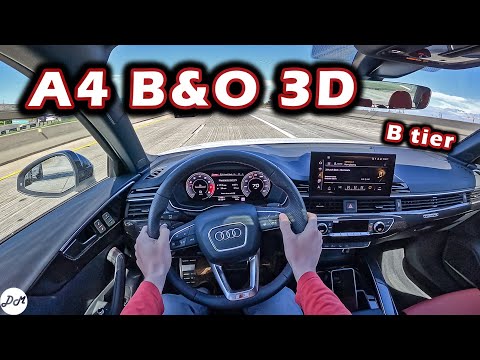 Видео: Audi A4/S4 2024 года — обзор звуковой системы Bang & Olufsen 3D с 19 динамиками