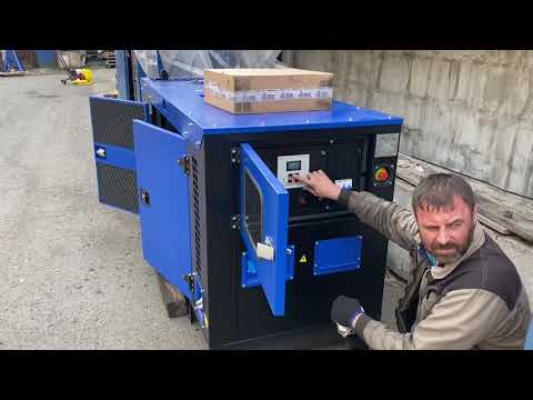 Видео: Дизельный генератор в шумозащитном кожухе ТСС АД 40-т400 с Авр на шасси