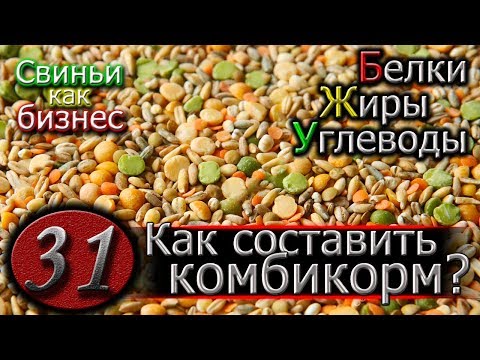 Видео: КОМБИКОРМ ДЛЯ СВИНЕЙ