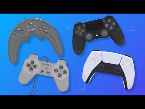 Видео: Эволюция контроллеров PlayStation (анимация)