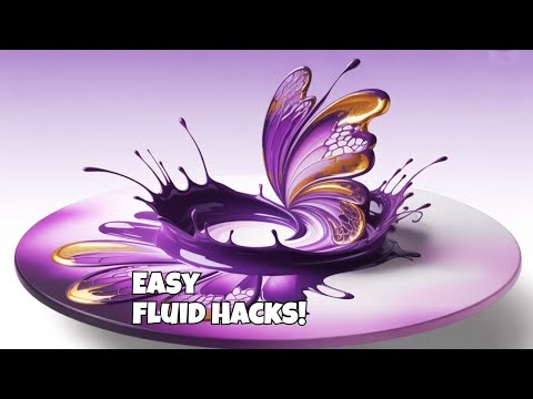 Видео: 5 простых приемов для создания потрясающих эффектов бабочек в технике флюид-арт