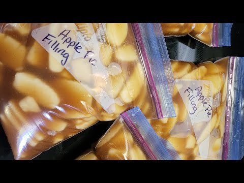 Видео: Замороженная начинка для яблочного пирога