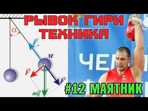 Видео: Техника рывка гири видео 12 Маятник и инерционные силы в рывке Иван Денисов