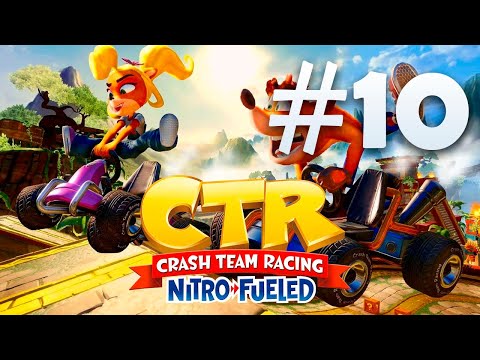 Видео: Прохождение Crash Team Racing Nitro-Fueled (XONE) #10 – Gem Stone Valley Area [Yellow, Purple]