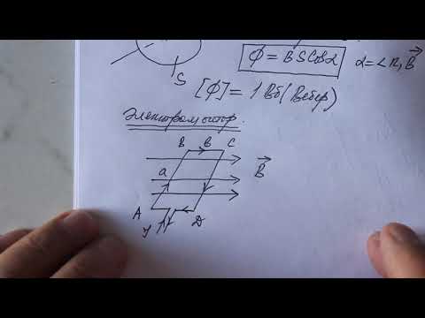 Видео: 10-сынып. №2 сабақ. Магнит өрісіндегі тогы бар контур