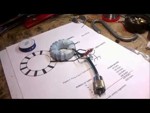 Видео: Тест тороидального  сердечника из Китая.  Balun 4:1 TEST magnetic iron core magnetic T200-2