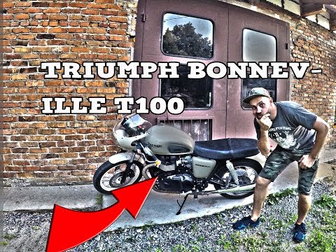 Видео: Triumph Bonneville T100 ОБЗОР #ДВАЖДЫКОМОТО #ДВАЖДЫК
