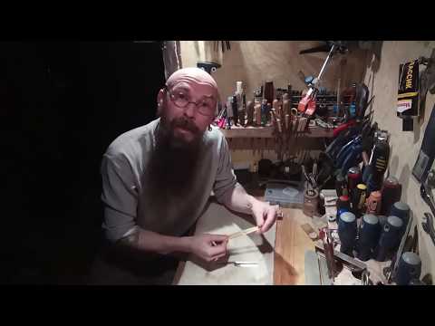 Видео: Ремонт костяной ручки Опасная бритва Solingen