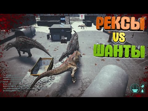 Видео: 🦖 Будни Рексов | Рексы против Шант | The Isle 🦖