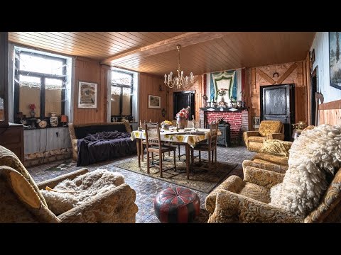 Видео: Обнаружен вычурный заброшенный фермерский дом в Бельгии.