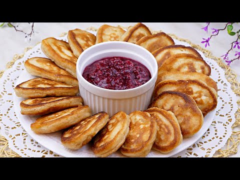 Видео: 🥞Нежные оладьи на кефире с яблоками!🍎 Мягкие яблочные оладьи! Пышные оладушки с яблочным припеком🍏