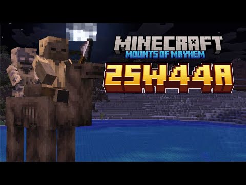 Видео: ЗОМБИ ВЕРБЛЮД в Снапшоте 25w44a Майнкрафта 1.21.11 Всадники Хаоса