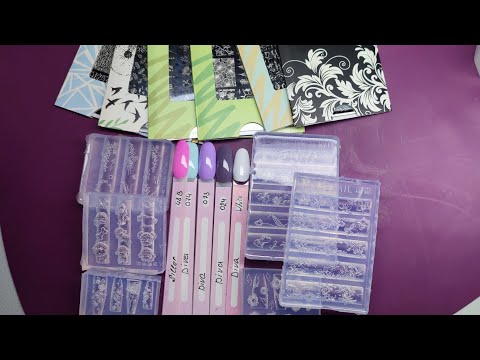 Видео: Маникюрная распаковка. Лаки, пластины для стемпинга и новые молды