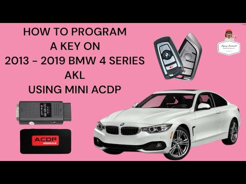 Видео: КАК ЗАПРОГРАММИРОВАТЬ КЛЮЧ НА BMW 4 СЕРИИ AKL 2013–2019 ГОДОВ С ПОМОЩЬЮ MINI ACDP