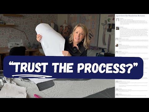 Видео: "Доверяете процессу?" 🧵 | Выкройка нижней части изделия "SEW WITH ME Resolution" и ОБЩЕНИЕ