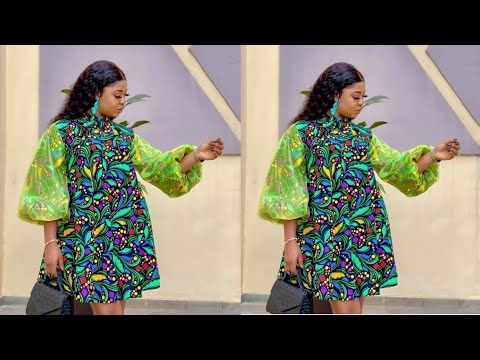 Видео: Платье-кружево с круглыми рукавами из органзы