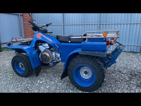 Видео: Такого вы не видели! Первый квадроцикл СССР! Редкий мотоцикл ЗИМ-350 в идеальном состоянии!