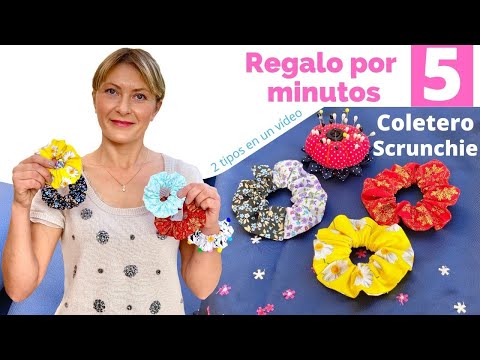 Видео: КАК СДЕЛАТЬ РЕЗИНКУ НА ВОЛОСЫ / SCRUNCHIE и всего за 5 минут | 2 простых типа