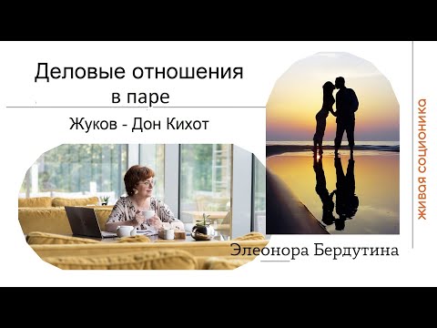 Видео: Элеонора Бердутина "ДЕЛОВЫЕ ОТНОШЕНИЯ", пара Жуков - Дон-Кихот, проект "Он плюс Она"