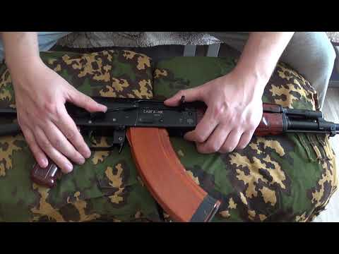 Видео: Обзор Сайга-МК 7,62х39. Основные моменты.