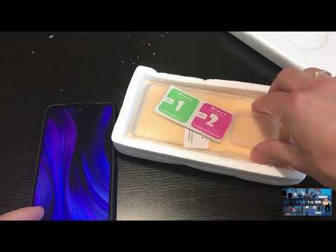 Видео: Поклейка защитного стекла на Redmi Note 9 Pro