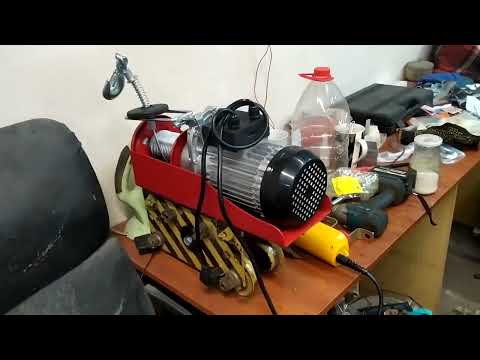 Видео: Электротельфер, электролебёдка. Forte FPA800 (установка и испытание)