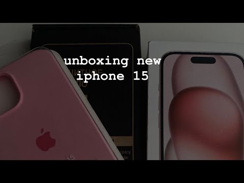 Видео: распаковка нового айфона 15💞