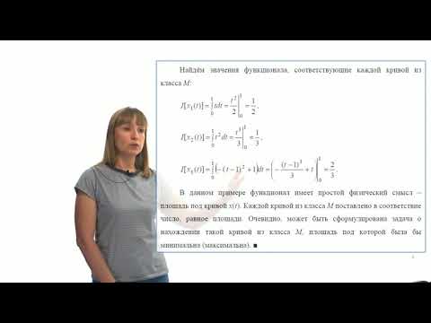 Видео: Методы оптимизации. Вариационное исчисление. Часть 7.1.1-7.1.2