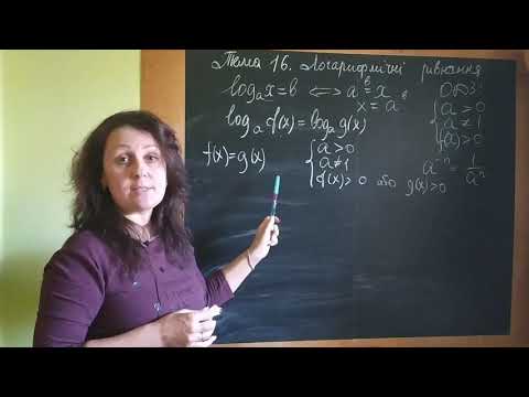 Видео: Тема 16. Логарифмічні рівняння. Частина 1. Підготовка до зно. Капіносов