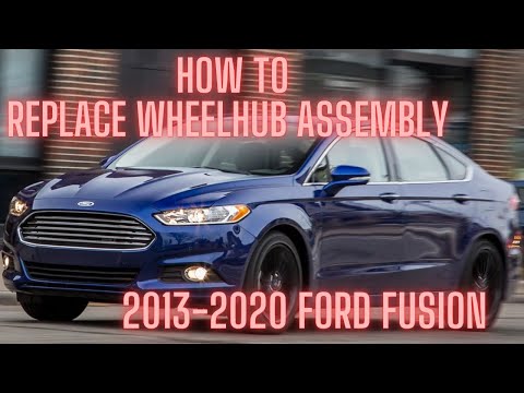 Видео: Как заменить ступичный подшипник Ford Fusion 2013-2020 (ПРОВЕРЬТЕ ОПИСАНИЕ)