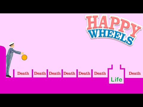 Видео: ПОПАДИ ЧТОБЫ ВЫЖИТЬ!┃Happy Wheels #4