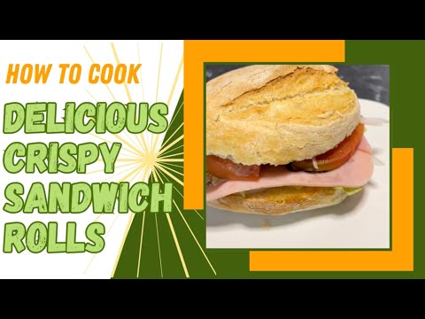 Видео: How to prepare Delicious and Crispy Sandwich Rolls / Вкусни и хрупкави питки за сандвич