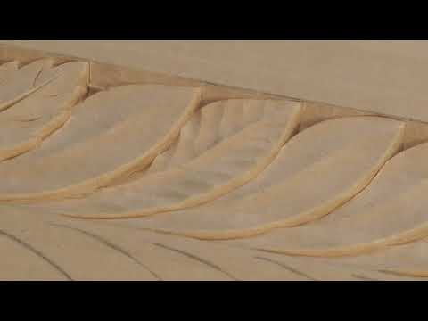 Видео: Листья с рельефными прожилками (Виды насечек Часть 3-1)