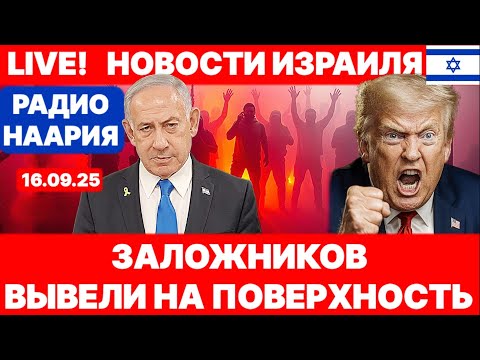 Видео: Новости Израиля. СРОЧНО! ТРАМП В ЯРОСТИ! №1080. Радио Наария #израиль #новости #политика