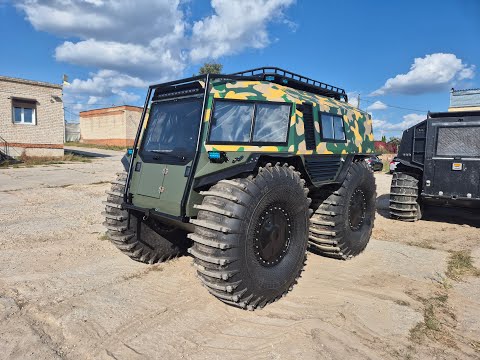 Видео: Дизельный болотоход "БРО"