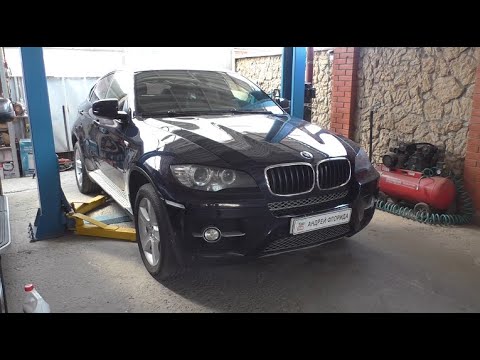 Видео: Замена бензонасоса в топливном баке на BMW X6 2011  БМВ X6 3,0 бензин