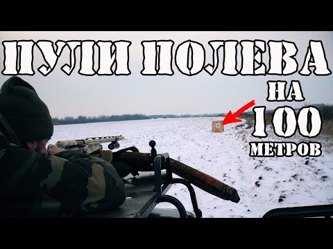 Видео: Пули Полева 2, 3 и 6У на 100м тест