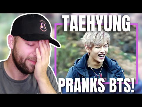 Видео: V (Тэхён) — шутник. РЕАКЦИЯ BTS | Реакция на подборку BTS