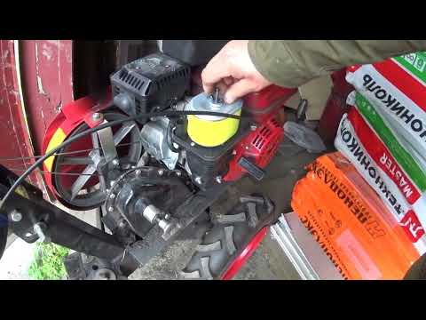 Видео: Полтора часа на огороде и мотоблок дымит как дизель, хана движку
