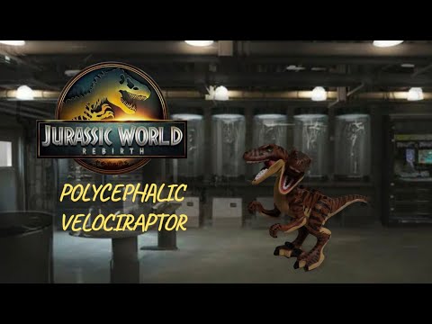 Видео: Новый лего кастом Jurassic World Rebirth полицефальный велоцираптор #jurassicworld 