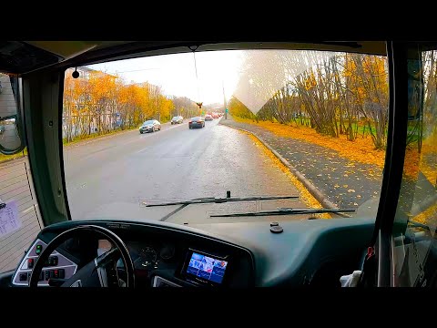 Видео: Осенний рейс на автобусе НефАЗ-5299