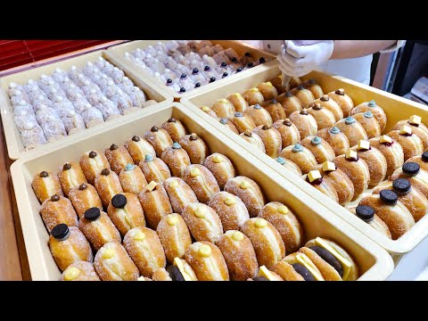 Видео: Как делают сливочный пончик | Корейская еда