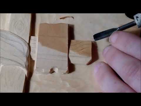 Видео: Крест с плащаницей / Очень ценный видеоурок резьбы по дереву / Резное панно с корой. Wood carving.