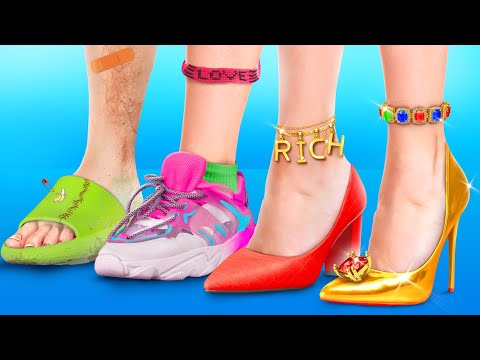 Видео: Богатый vs бедная vs гига богатая vs нормальный