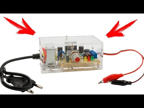Видео: Регулируемый блок питания. Радиоконструктор.  #KIT.  DIY.