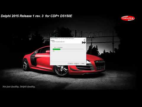 Видео: Установка Delphi 2015 Release 1 rev. 3  для CDP+  DS150E